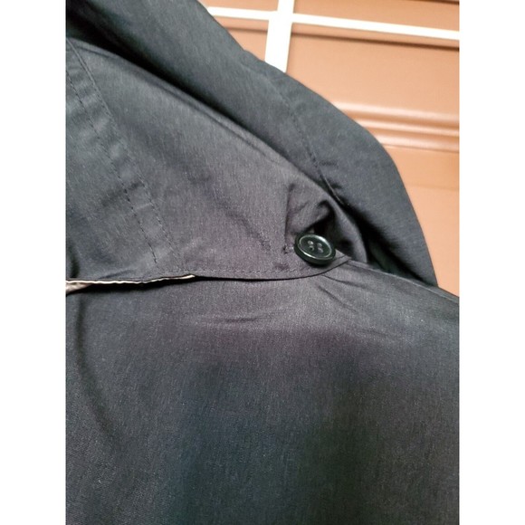 APPLESEED'S Women's Black Lined Hooded All Weather Raincoat Size Petite Small - Picture 8 of 8